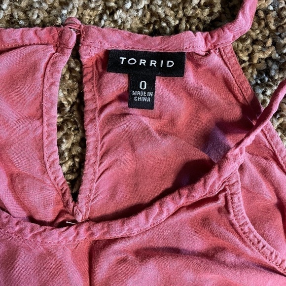 Torrid size 0 pink tank top - Picture 3 of 12